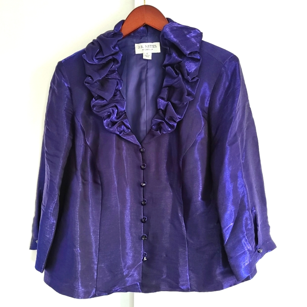Sz 16 J.R. Nites by Carol Lin Formal Jacket